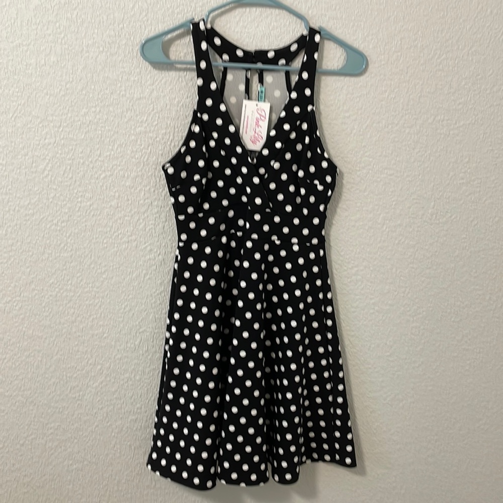 NWT polka dot dress